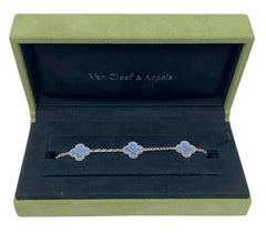 Van Cleef & Arpels Chalcedony Vintage Alhambra Bracelet