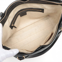 Gucci Black Leather Soho 2Way Handbag Tote