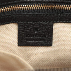 Gucci Black Leather Soho 2Way Handbag Tote