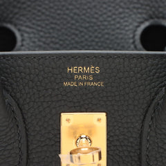Hermes 30cm Black Togo Leather Gold Hardware Birkin Bag - Brand New