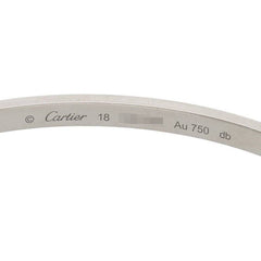 Cartier 18KT White Gold SM Love Bracelet