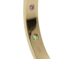 Cartier Rainbow Multi-Color Gemstone Love Bracelet, Size 16
