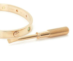 Cartier Rainbow Multi-Color Gemstone Love Bracelet, Size 16