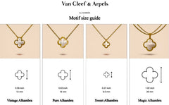 Van Cleef & Arpels Magic Alhambra Chalcednoy & Mother of Pearl 6-motif Necklace