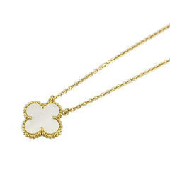 Van Cleef & Arpels Vintage Alhambra Mother of Pearl 18KT Gold Necklace