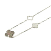 Van Cleef & Arpels Mother of Pearl 16 Motif Magic Alhambra 18KT Gold Necklace