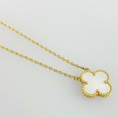Van Cleef & Arpels Vintage Alhambra Mother of Pearl 18KT Gold Necklace