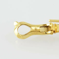 Van Cleef & Arpels Vintage alhambra 18K Yellow Gold750 Shell earring