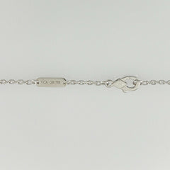 Van Cleef & Arpels Diamond Two Butterfly 18KT White Gold Papillon Necklace