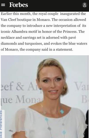 Van Cleef & Arpels & Princess Charlene of Monaco