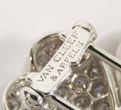 Van Cleef & Arpels Diamond Cosmos Clip in 18KT White Gold, Large Model