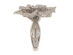 Sabrina Marie Fluer de Elegante 18KT Gold & Diamond & Sapphires Flower Motif Ring