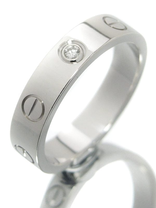 Cartier 1P Diamond Mini Wedding Love Ring #53