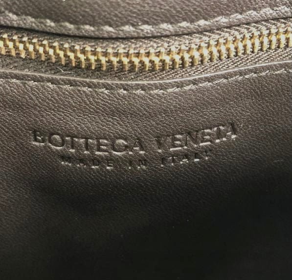 Bottega Veneta Chain Cassette Padded Interacciato Black Leather Gold Hardware Bag