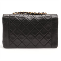 Vintage CHANEL Black Lambskin GHW Diana Flap Bag