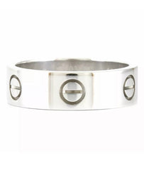 Cartier 18KT White Gold Love Ring Size 58/ US 9