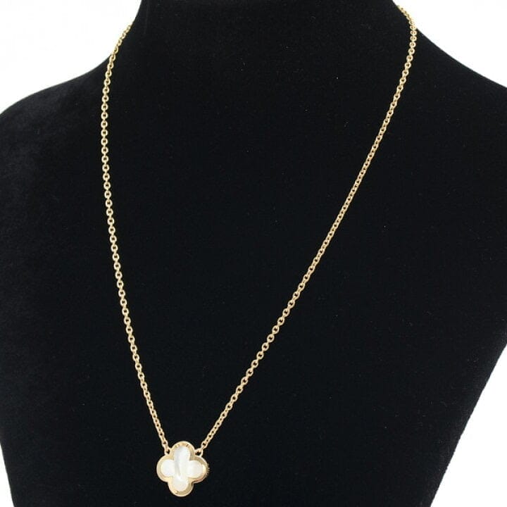 Van Cleef & Arpels Pure Alhambra Mother of Pearl Necklace