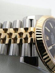 Rolex 41mm Datejust Two Tone 18KT Gold Menâ€™s Watch