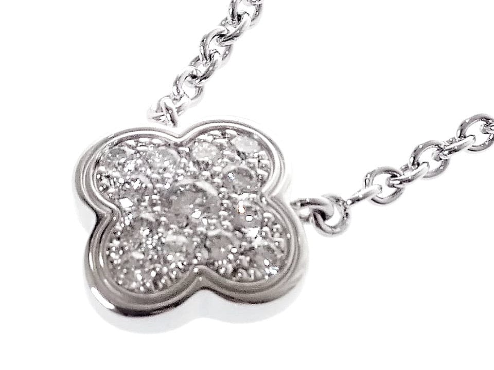 Van Cleef & Arpels Diamond Pure Alhambra Gold Necklace