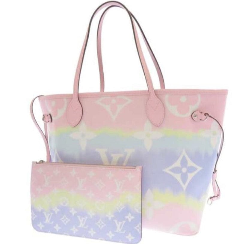 Louis Vuitton MM Pastel Pink Tie Dye Escale Neverfull Bag