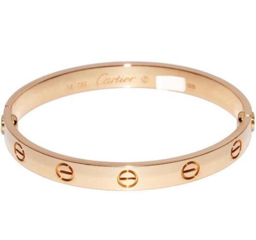 Cartier 18KT Rose Gold Love Bracelet Size 16