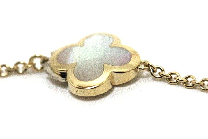 Van Cleef & Arpels Pure Alhambra 18K Mother of Pearl 9 motifs Necklace