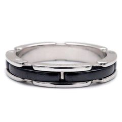 CHANEL Ultra 18KT Gold & Black Ceramic Ring