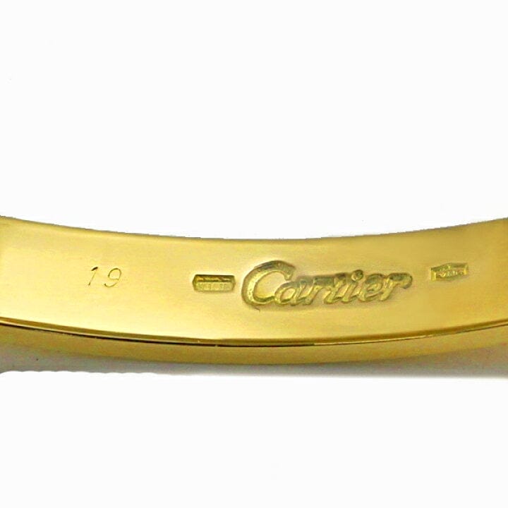 Cartier 18KT Yellow Gold Love Bracelet Size 19