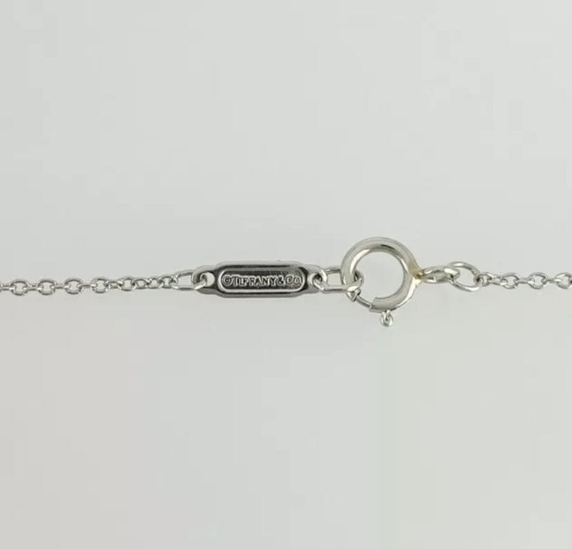 Tiffany & Co. Diamond Pt950 Platinum Mini Victoria Necklace