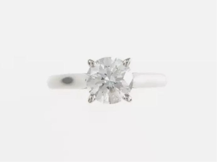Cartier Diamond Solitaire 0.90ct VVS2 Engagement/ Wedding Ring