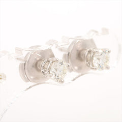 Tiffany & Co. 0.56cts Diamond Solitaire Platinum Ear Studs