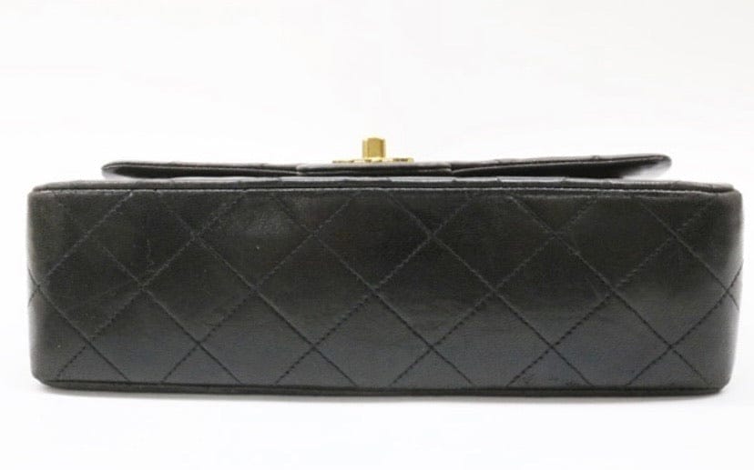 CHANEL Double Flap 23 Gold Hardware Lambskin Shoulder Bag