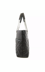 CHANEL Timeless CC Black Lambskin Tote Shoulder Handbag