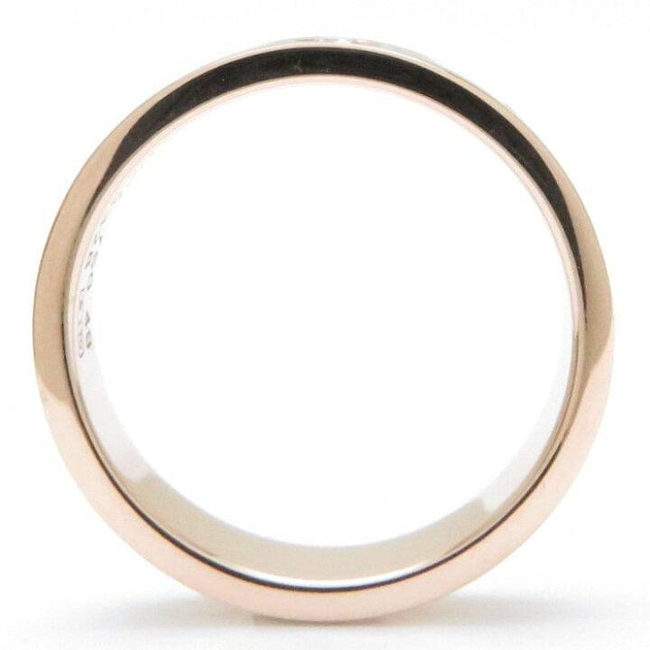 Cartier 1P Diamond 18KT Rose Gold Wedding Love Ring Size 51/ US 5.5