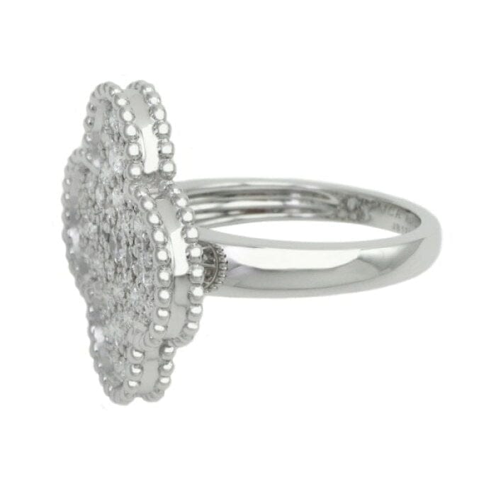 Van Cleef & Arpels Diamond Magic Alhambra Ring #51/ US 5.5