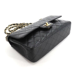 CHANEL Caviar Medium Gold Hardware Double Flap Bag