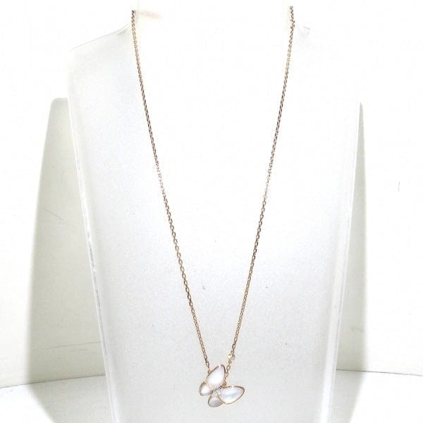 Van Cleef & Arpels Two Butterfly Diamond Rose Gold Necklace
