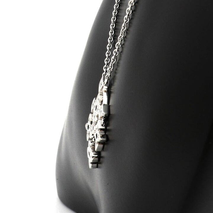 Louis Vuitton Diamond Pendantiff de Dantil 18KT White Gold Necklace & Pendant
