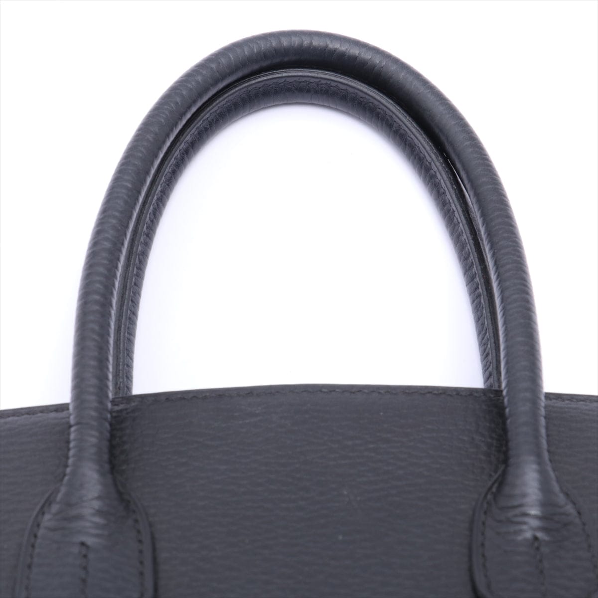 HermÃ¨s Birkin 30 Black Pebbled Leather Gold Harware