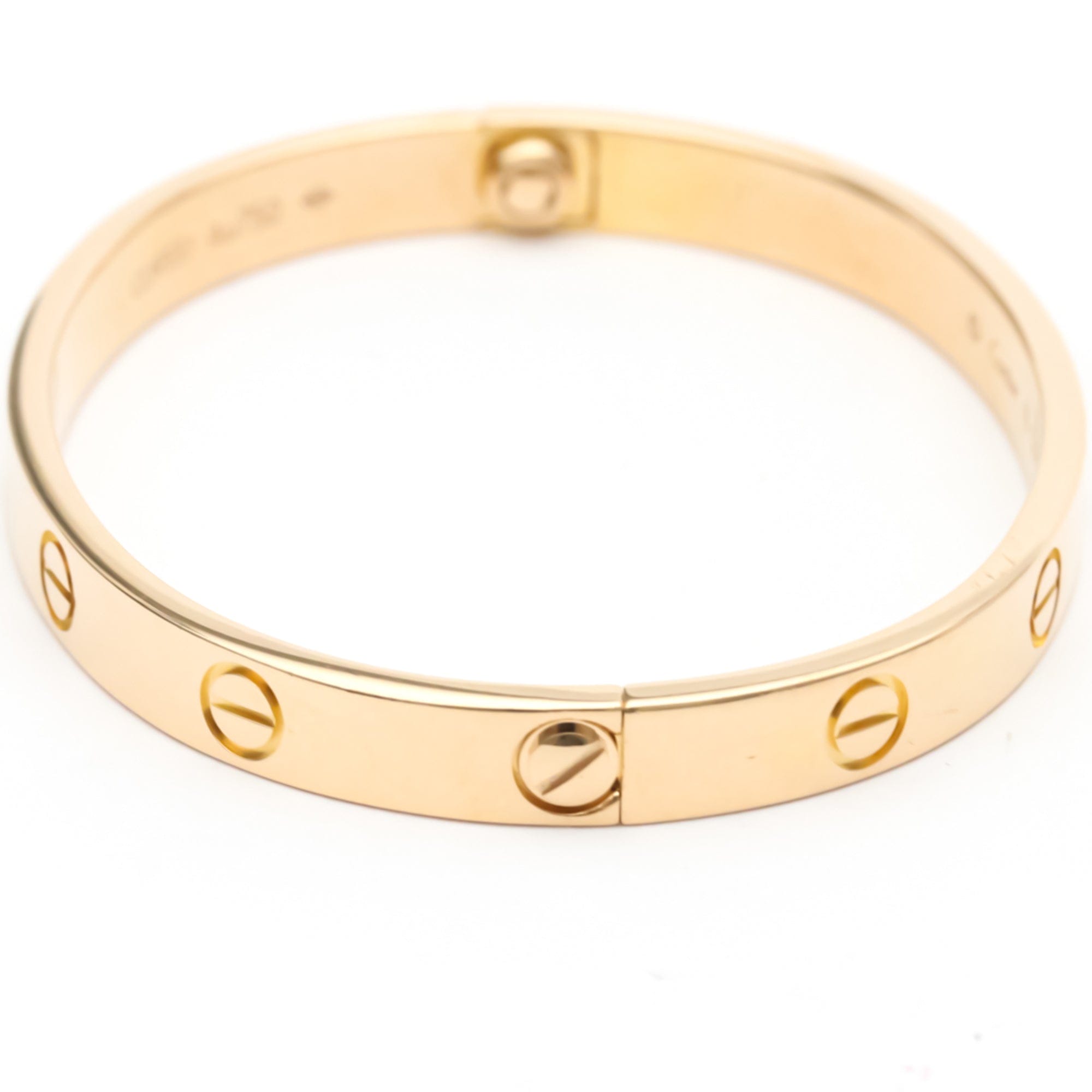 Cartier 18KT Rose Gold Love Bracelet, Size 16 w/ Certificate