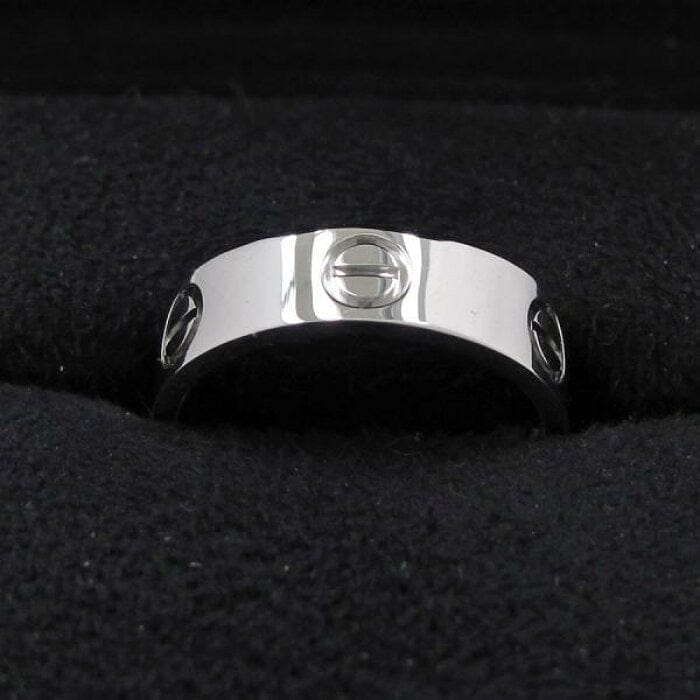 Cartier Love Ring 18KT White Gold #54/ US 6.5