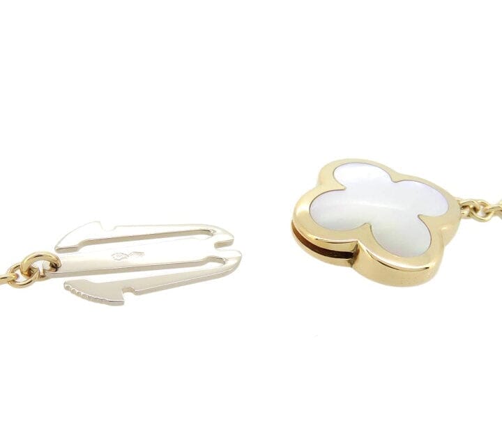 Van Cleef & Arpels Pure Alhambra Mother of Pearl 14-Motif Necklace
