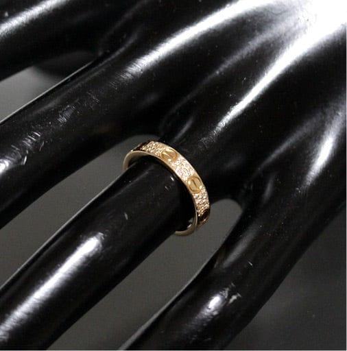 Cartier Diamond-Paved 18KT Rose Gold Love Ring, Size 56