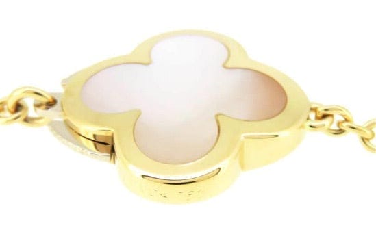 Van Cleef & Arpels Pure Alhambra Mother of Pearl 14-Motif Necklace