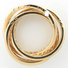 Cartier Diamond 18KT Yellow Gold Trinity Rolling Ring