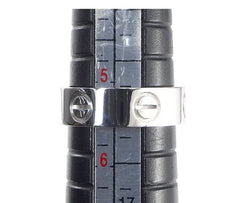 Cartier 18KT White Gold Love Ring #50/ US 5