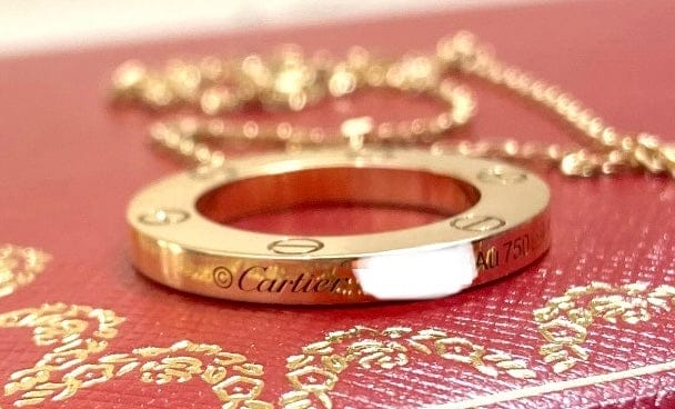 Cartier 18Kt Yellow Gold Love Necklace