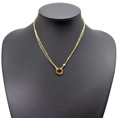 Cartier 2P Diamond Love Necklace 18KT Yellow Gold