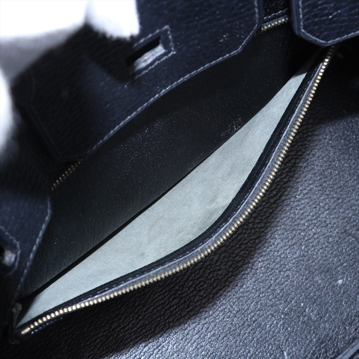 HermÃ¨s Birkin 30 Black Pebbled Leather Gold Harware