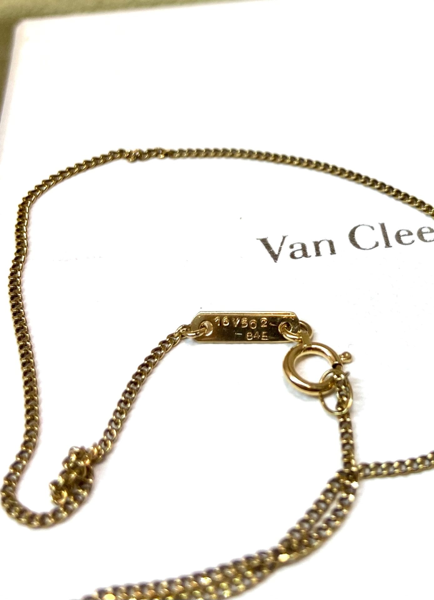 Van Cleef & Arpels Diamond Puffy Heart 18KT Yellow Gold Necklace
